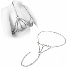 Kiotos Steel Steel Chain Bra & Slip