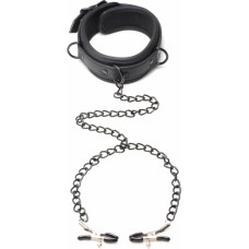 Xr Brands Collared Temptress - Collar Nipple Clamps