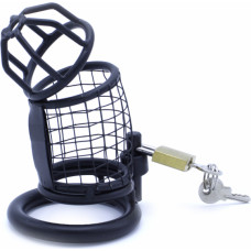 Kiotos Steel Chastity Cage Squares Black