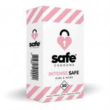 Boss Of Toys SAFE - Condoms Intense Safe Ribs & Nobs (10 pcs)