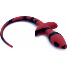 Kiotos X Label Anal Plug Dog Tail Black/Red