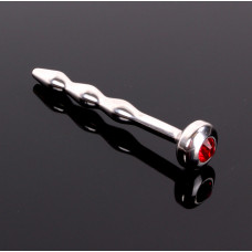 Kiotos Steel Jewelled Plug - Red