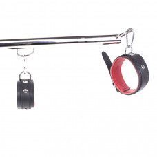 Kiotos Steel Spreader Bar set - Red Leather