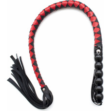 Kiotos Leather Mahogany Short Whip Black & Red