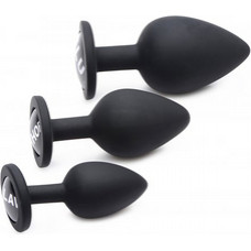 Xr Brands Dirty Words - Silicone Anal Plug Set