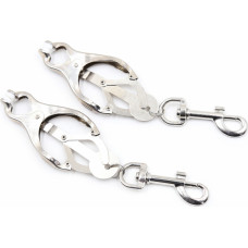 Kiotos Steel Clover Nipple Clamps with Snap Hook