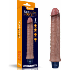 Lovetoy 9,5 collu ĪSTS SOFTEE VIBRĒJOŠS DILDO