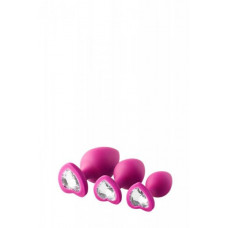 Boss Of Toys FLIRTS ANAL TRAINING KIT GEM STONE PINK