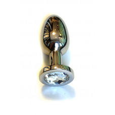 Kiotos Steel Jewel Buttplug - Large Clear