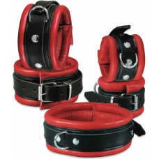 Kiotos Leather Leather Collar 5 cm - Red