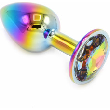 Kiotos Steel Rainbow Butplug with Gem S