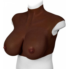 Xx-Dreamstoys Ultra Realistic Breast Form Black Size XL