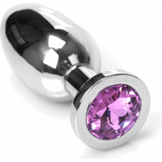 Kiotos Steel Jewel Buttplug - Medium Pink