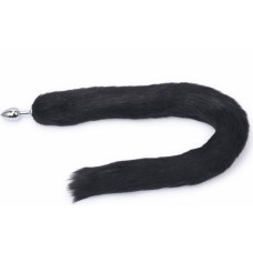 Kiotos Bdsm Fox Tail Plug Black Long