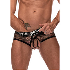 Male Power Mini Cock Ring Short - XL - Black