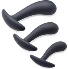 Xr Brands Dark Delights - 3 Piece Curved Anal Trainer Set