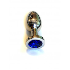 Kiotos Steel Jewel Buttplug - Large Blue