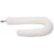 Kiotos Bdsm Fox Tail Plug White Long