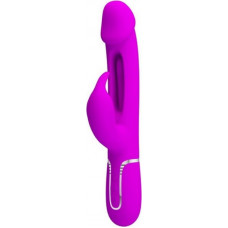 Boss Of Toys PRETTY LOVE - Kampas Rabbit 3 in 1, multifunction vibrator with tongue violet