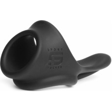 Sport Fucker Tailslide Silicone Cocksling Black