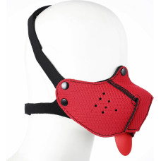 Kiotos Bdsm Neoprene Puppy Dog Red Mouth Mask