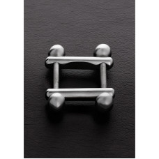 Steel By Shots Nipple Clamp with Two End Ball