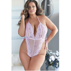 Allure Lace Teddy with Open Cup - XL/XXL