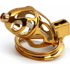 Sevanda Gold Urethral Chastity Cock Cage