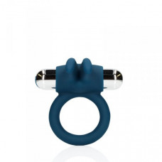 Boss Of Toys Vibrating Rabbit Cock Ring - Baltic Blue