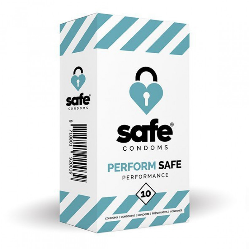 Boss Of Toys SAFE - Condoms Perform Safe Performance (10 pcs)