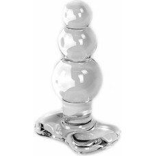 Kiotos Glass Glass Dildo Clear Butt Plug Balls