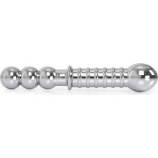 Kiotos Steel Ribbed Double-ended Steel Dildo