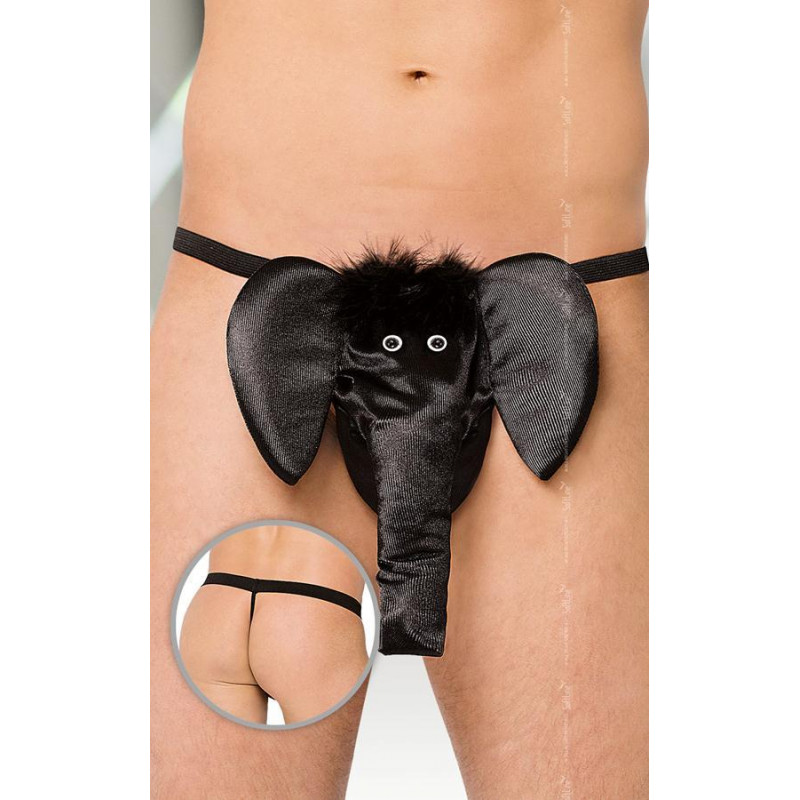 Softline Thong 4416 - black (S/L)