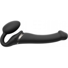 Erotop Strap-On z wibracjami Vibrating Bendable strap-on Noir M