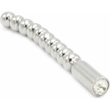 Kiotos Steel Solid Penis Plug Beaded Curved 10 mm