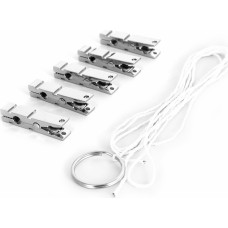 Kiotos Steel Modern Zinc Alloy Nipple clamps 5x Set with Rope