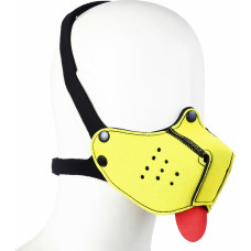 Kiotos Bdsm Neoprene Puppy Dog Yellow Mouth Mask