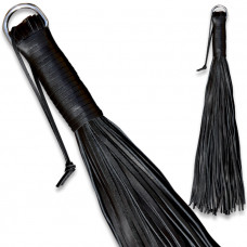 Kiotos Leather Leather Black Whip Soft - 100 Strings