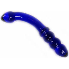 Kiotos Glass Glass Dildo Blue Curve