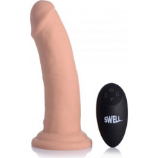 Xr Brands Swell - Inflatable and Vibrating Silicone Dildo - 7 / 18 cm