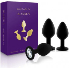 Boss Of Toys RS - Soiree - Booty Plug Original Set 3x Black