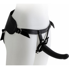 Virgite Harness with Black Dildo - Size L