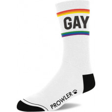 Prowler Gay Socks - White/Pride