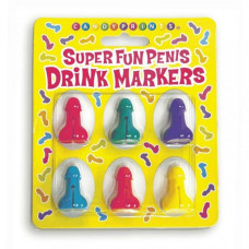 Boss Of Toys Super Fun Penis - Cocktail Markers - Set of 6