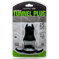 Perfect Fit - Double Tunnel Plug Medium Black