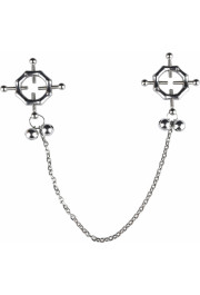 Kiotos Bdsm Hexagon-Shaped Nipple Clamps Tinkling Bells