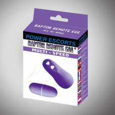 Power Escorts Raptor remote egg purple remote egg