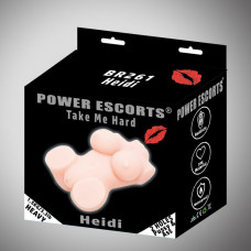 Power Escorts Masturbator-Take Me Hard Heidi-Mini Love Doll 1,55kg Flesh