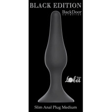 Lola Toys Plug-Slim Anal Plug Medium Black