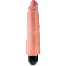 Pipedream King Cock 8 Inch Vibr Stiffy Light skin tone